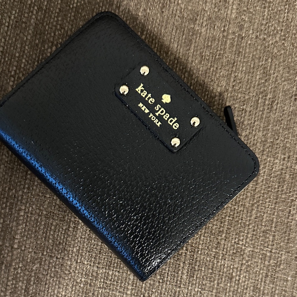 Kate Spade Black Leather Wallet
